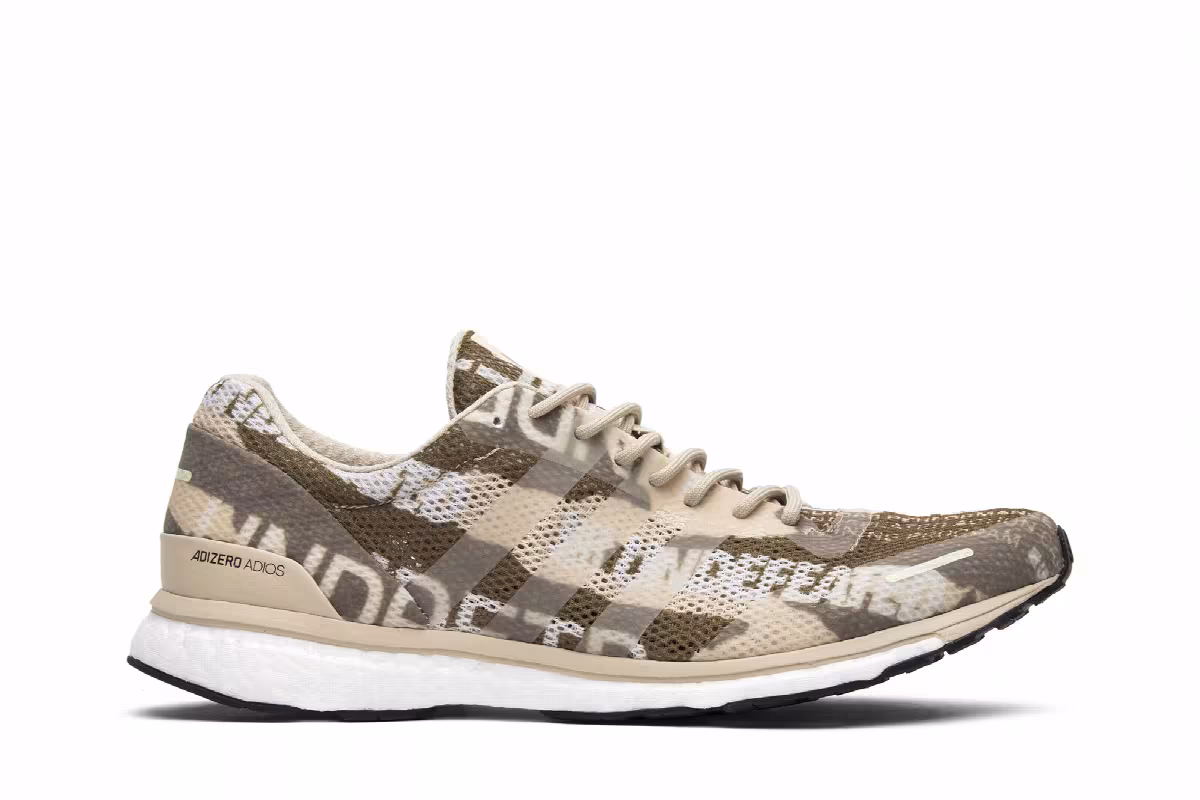 Undefeated x adidas adiZero Adios 3 Camo, view 2