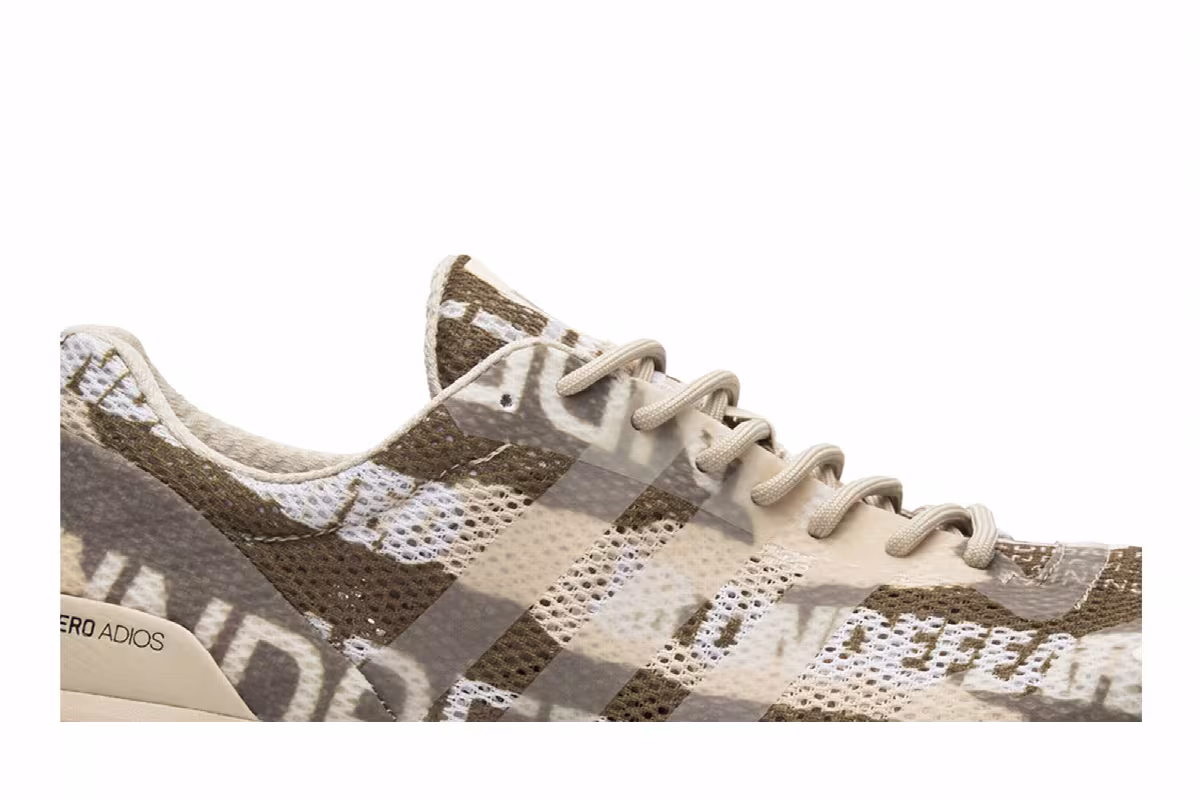 Undefeated x adidas adiZero Adios 3 Camo, view 3