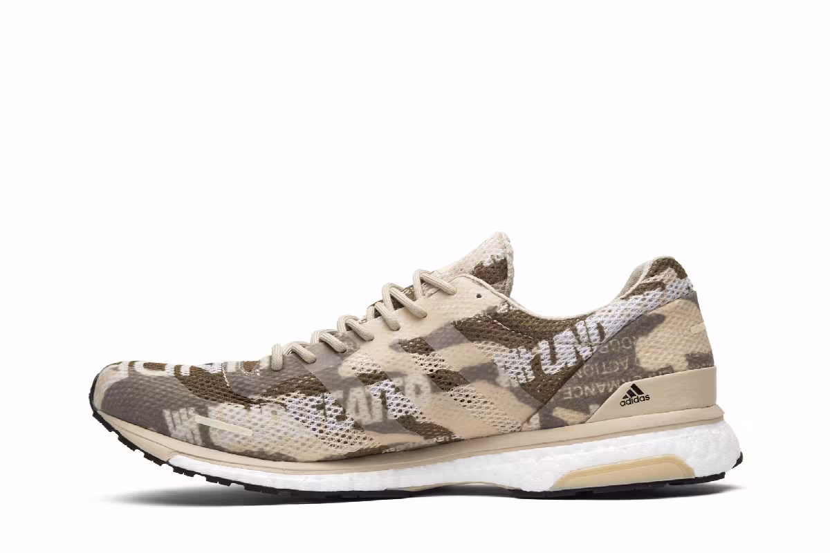 Undefeated x adidas adiZero Adios 3 Camo, view 4