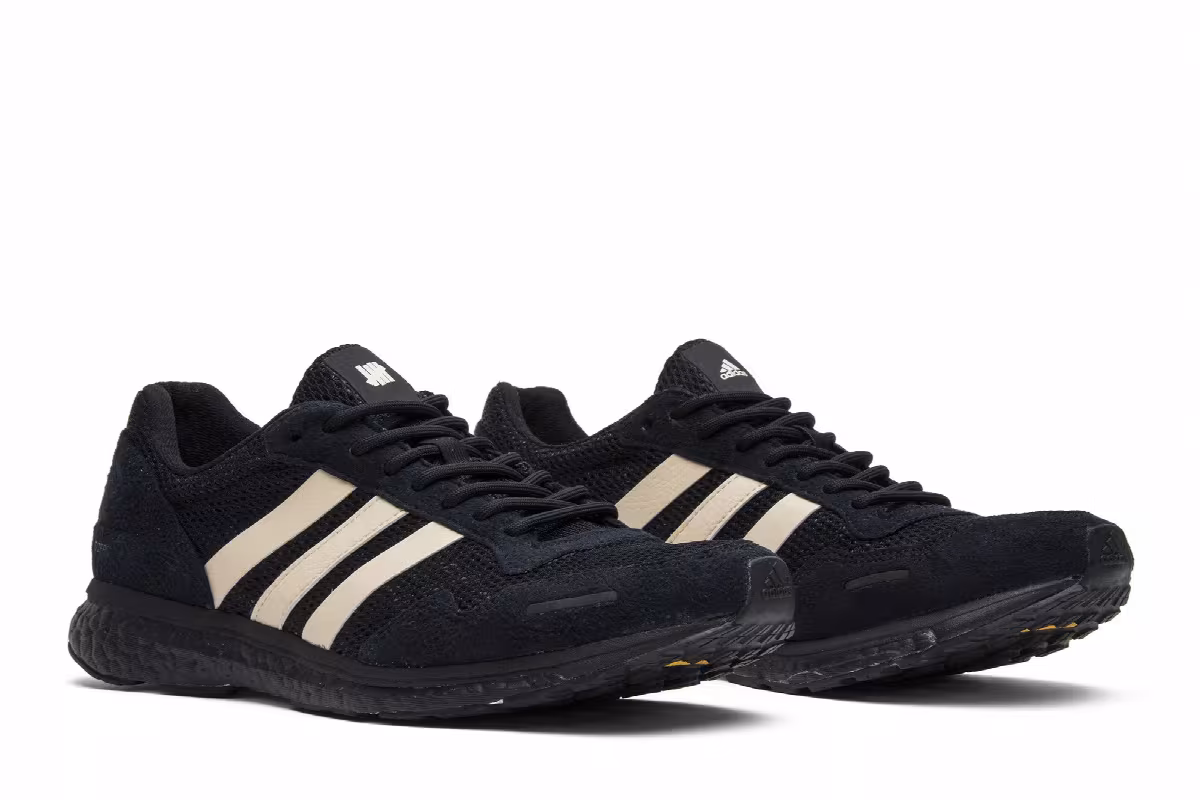 Undefeated x adidas adiZero Adios 3 Black, view 9