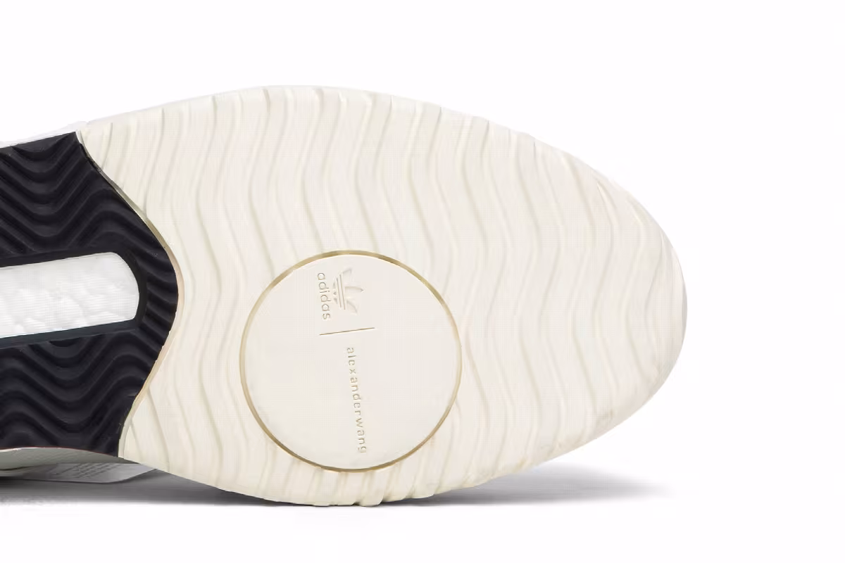 Alexander Wang x adidas Bball Triple White, view 6