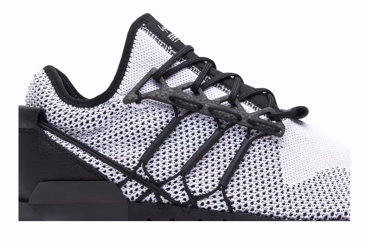 adidas Y-3 Harigane White Black, view 3