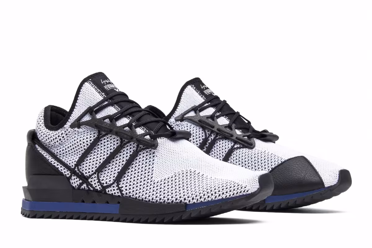 adidas Y-3 Harigane White Black, view 9