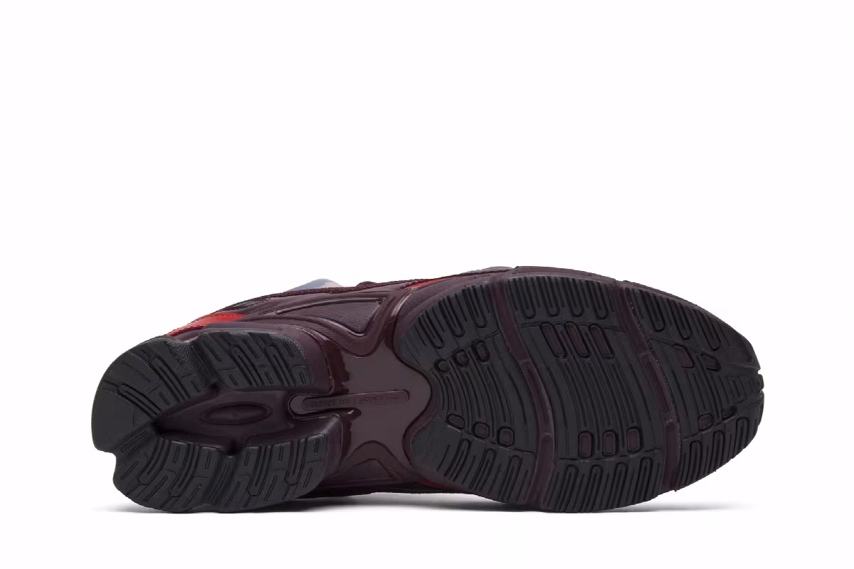 Raf Simons x adidas Ozweego 3 Burgundy, view 5