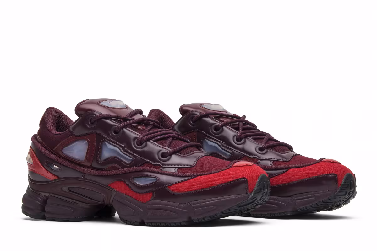 Raf Simons x adidas Ozweego 3 Burgundy, view 9