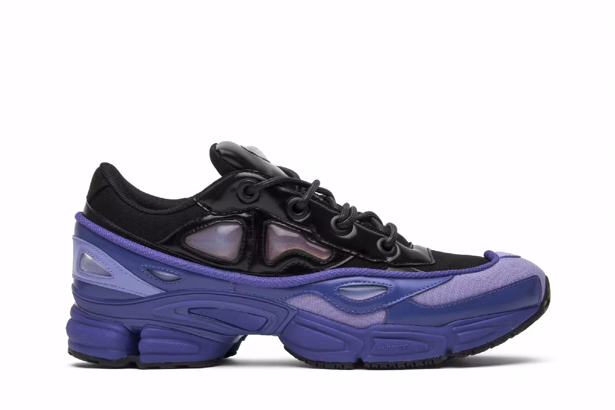 adidas Raf Simons Ozweego 3 Purple Black, view 2
