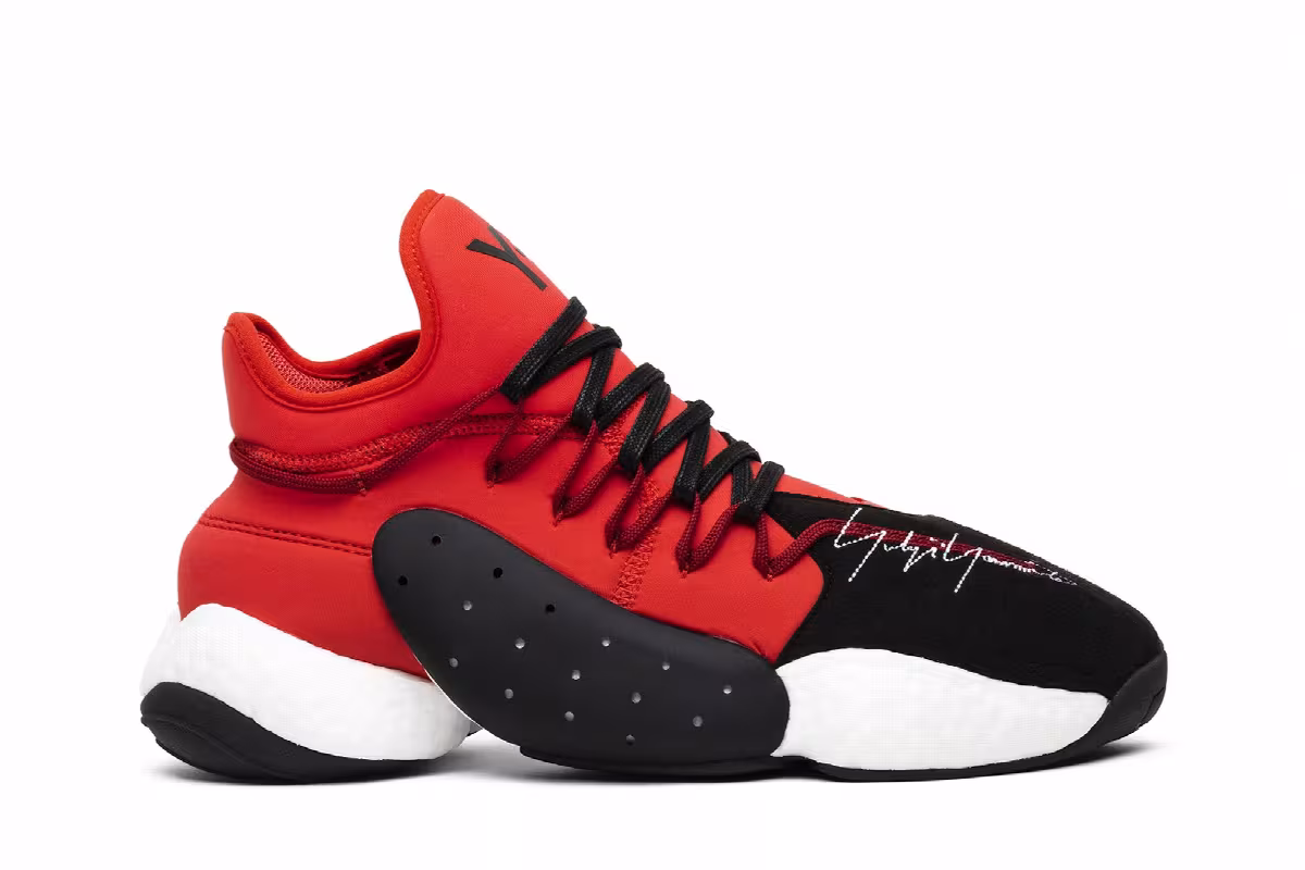 adidas Y-3 BYW Bball Lush Red, view 2