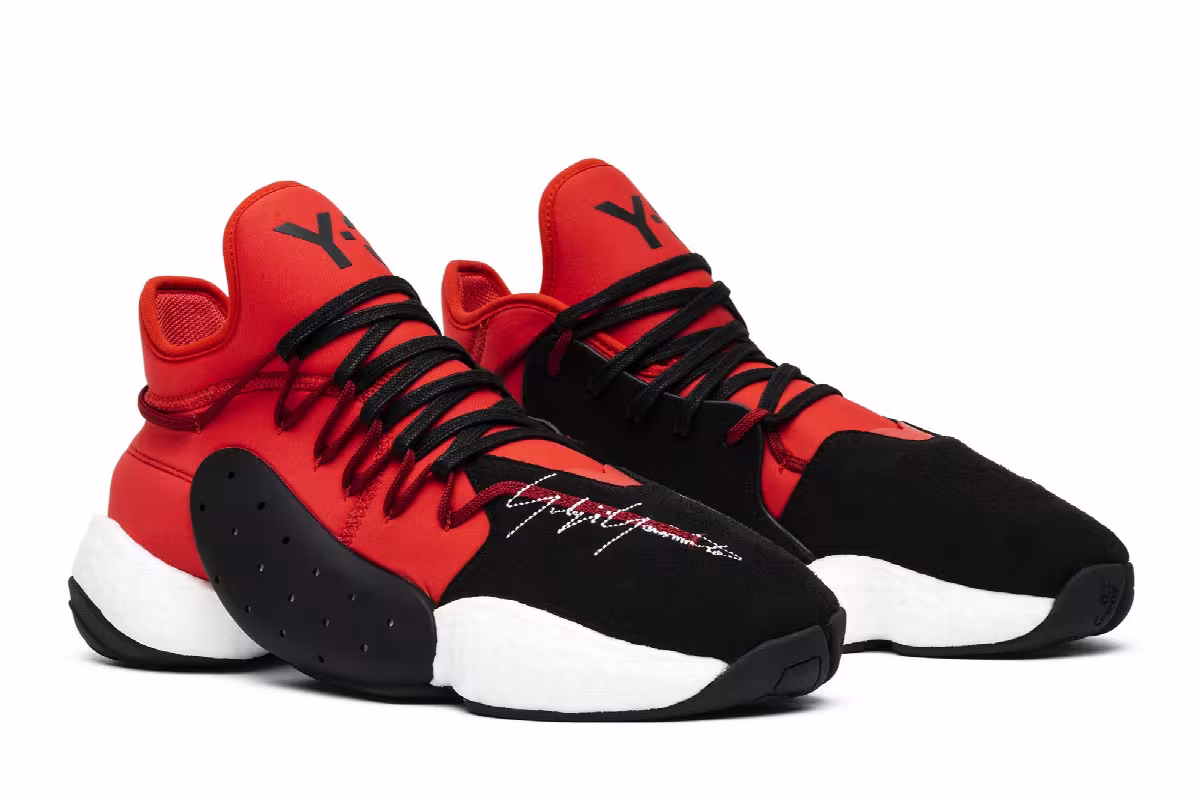 adidas Y-3 BYW Bball Lush Red, view 9