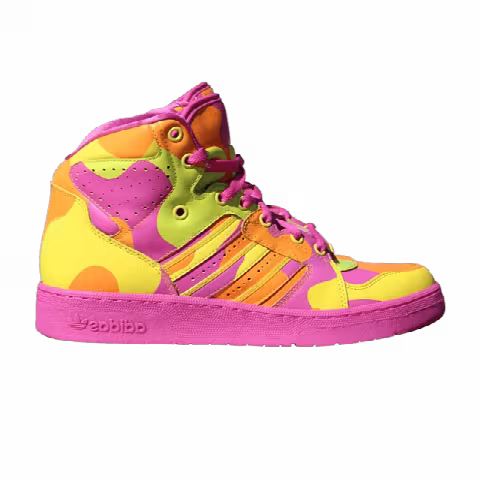 Jeremy Scott x adidas Instinct Hi 'Neon Camo'