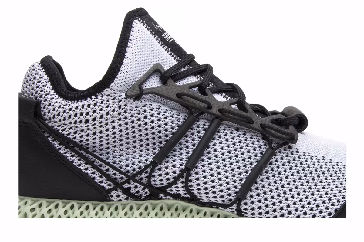 adidas Y-3 Runner 4D Black White, view 3