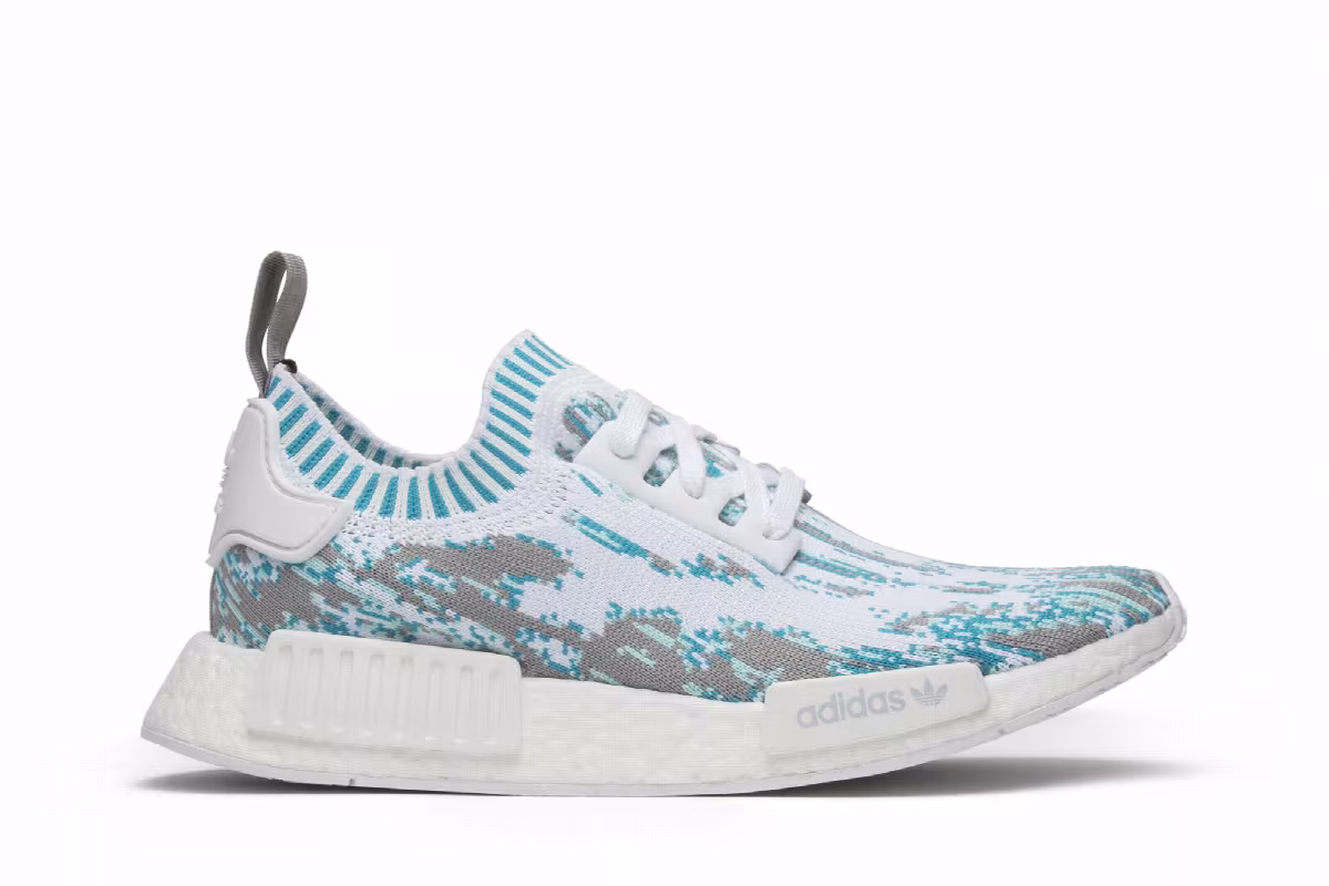 Sneakersnstuff x adidas NMD_R1 Primeknit Datamosh, view 2