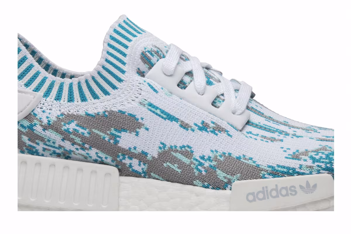 Sneakersnstuff x adidas NMD_R1 Primeknit Datamosh, view 3