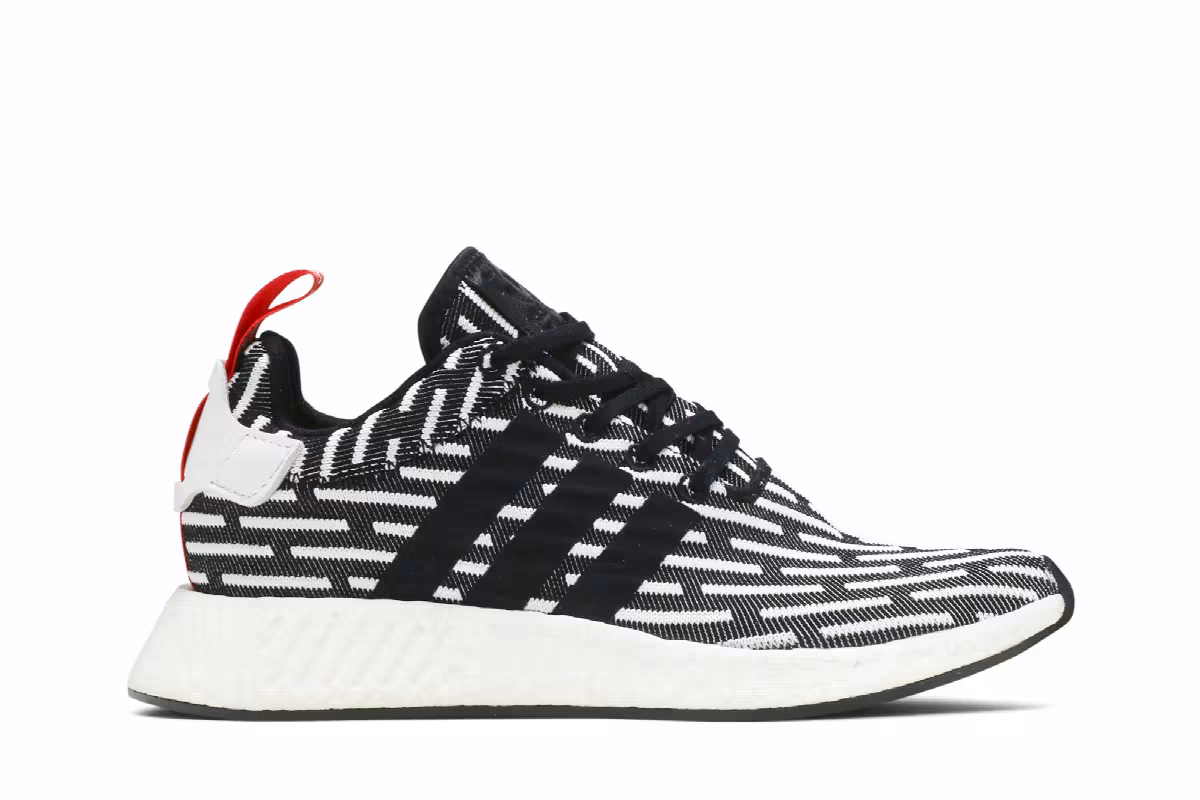 adidas NMD_R2 PK Core Black Stripe, view 2