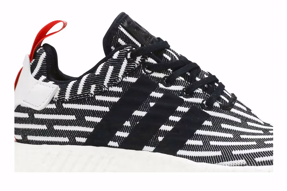 adidas NMD_R2 PK Core Black Stripe, view 3