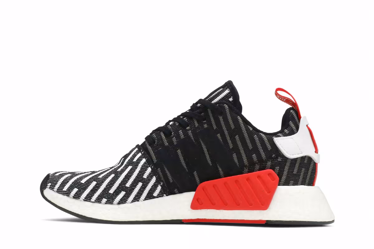 adidas NMD_R2 PK Core Black Stripe, view 4