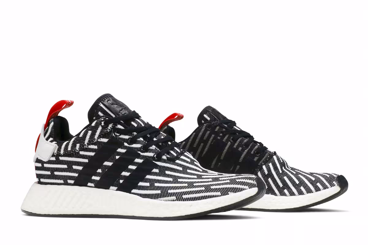 adidas NMD_R2 PK Core Black Stripe, view 9