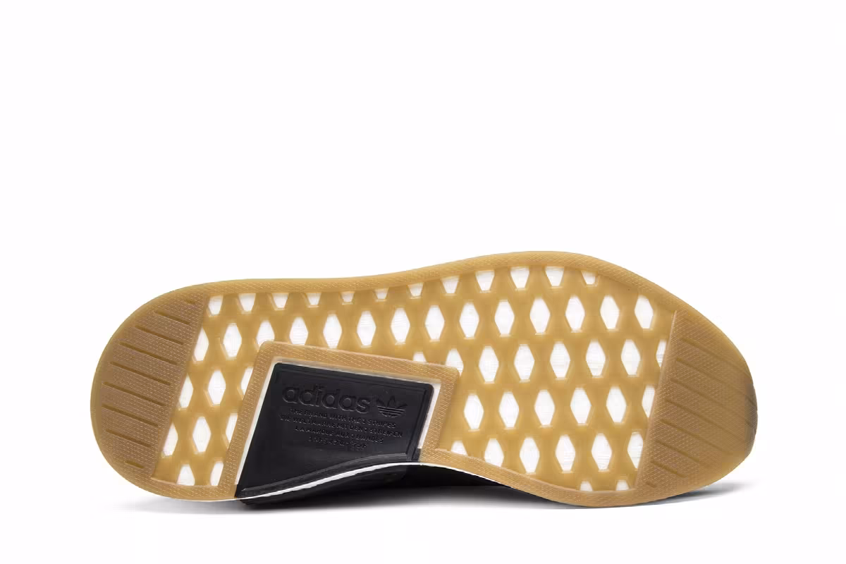 Adidas NMD_R2 Primeknit Japan Black Gum, view 5