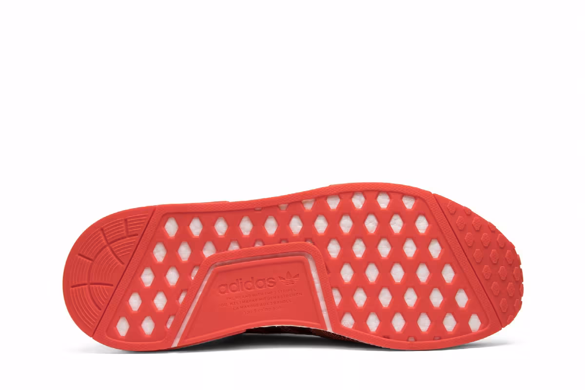 Adidas NMD_R1 Primeknit Red Apple 2.0, AI Camo Pack, view 5