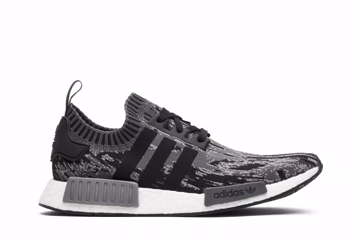 Adidas NMD_R1 Primeknit Grey Three, view 2