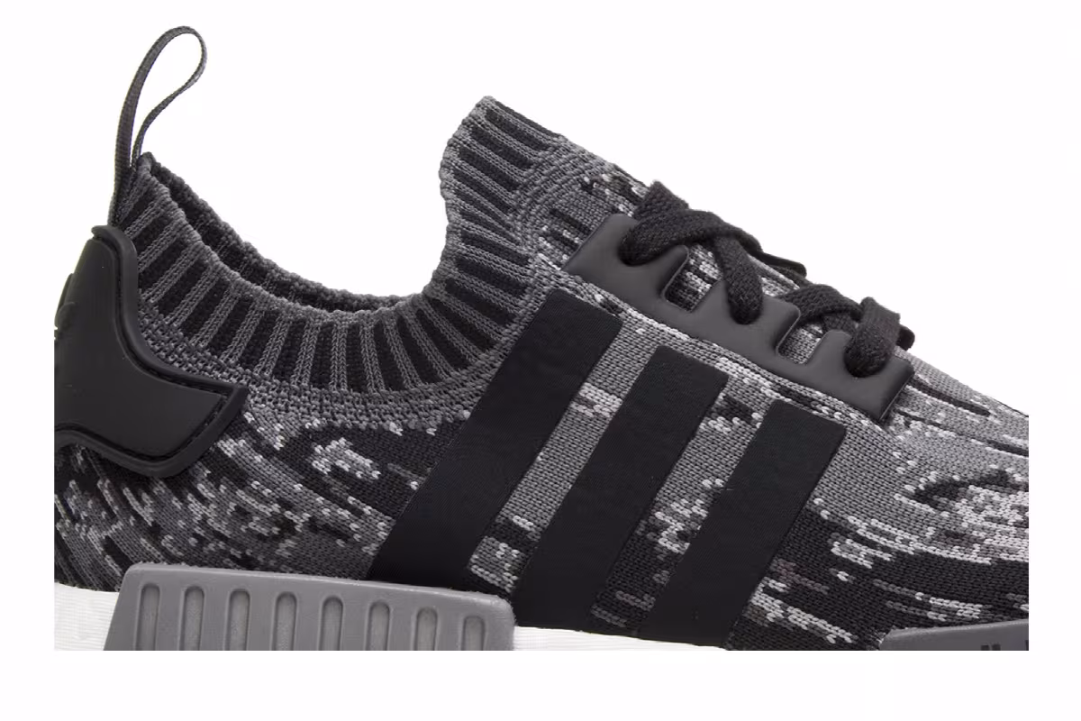 Adidas NMD_R1 Primeknit Grey Three, view 3