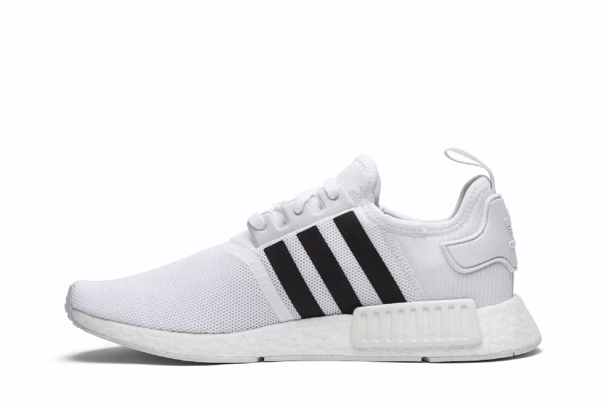 Adidas NMD_R1 White Grey, view 4