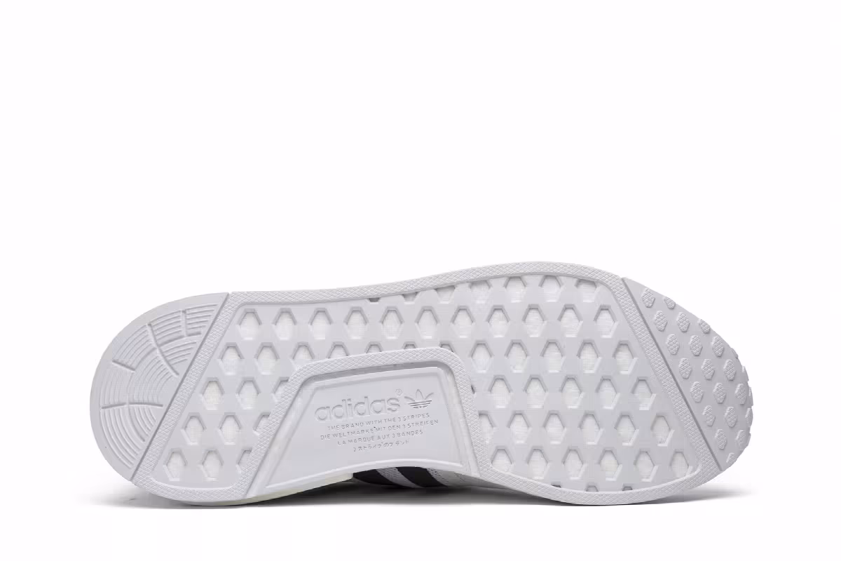 Adidas NMD_R1 White Grey, view 5