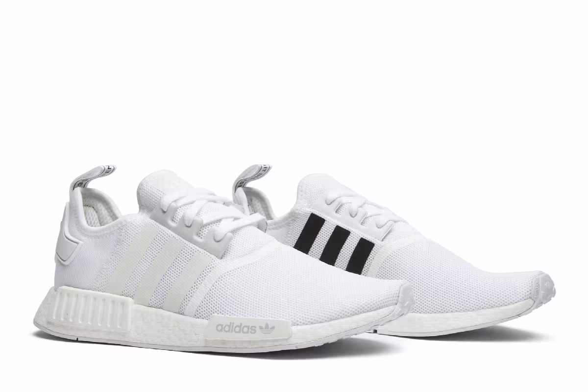 Adidas NMD_R1 White Grey, view 9