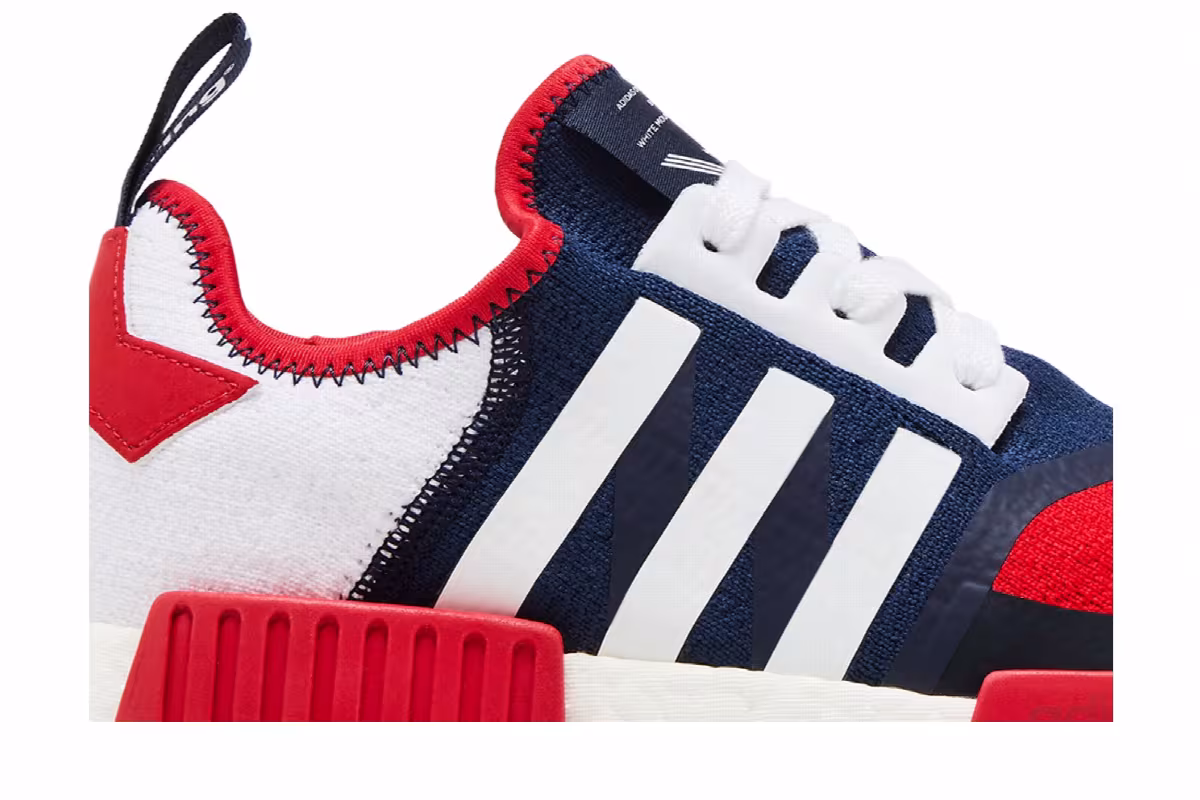 White Mountaineering x adidas NMD Trail Red Navy, view 3