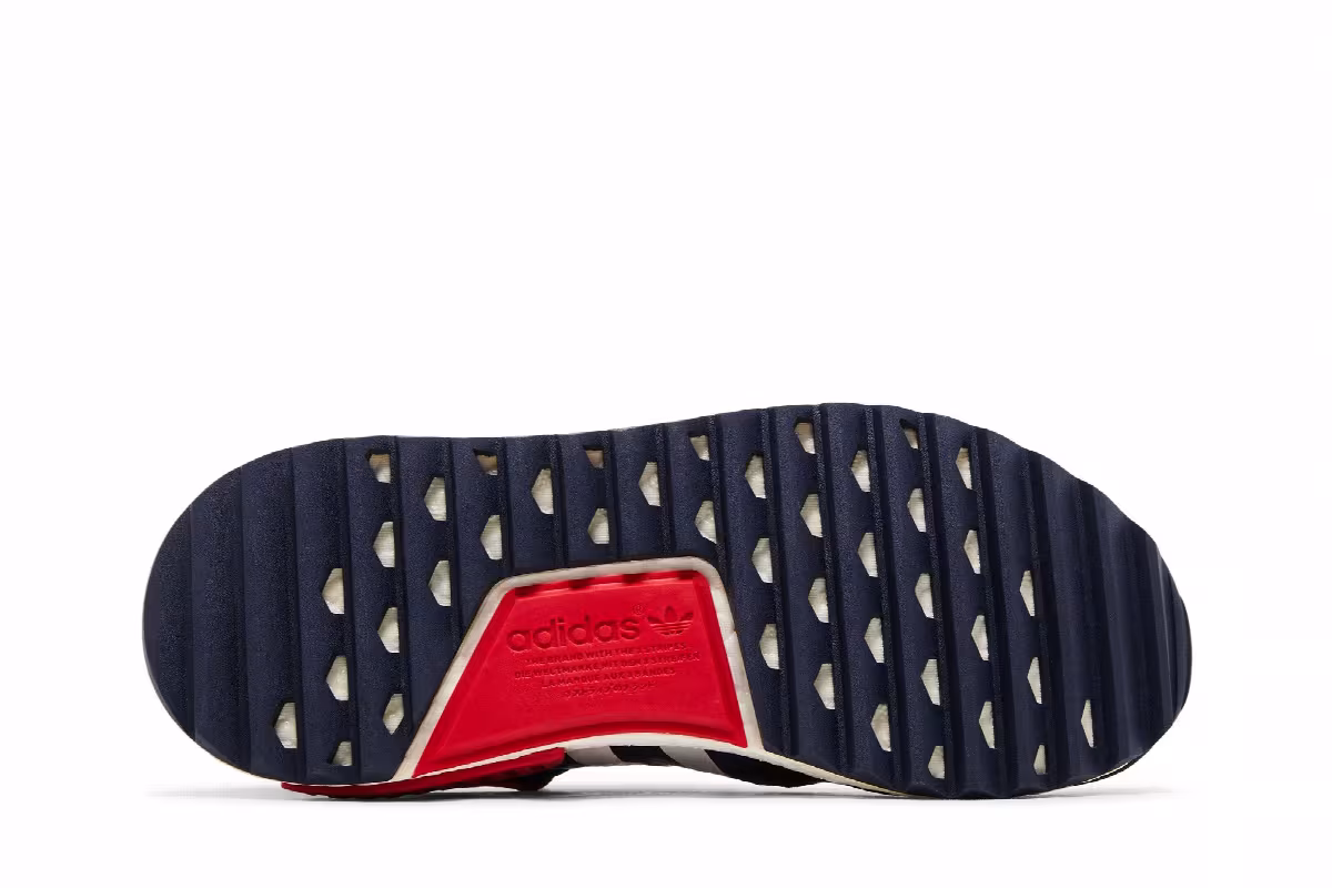 White Mountaineering x adidas NMD Trail Red Navy, view 5