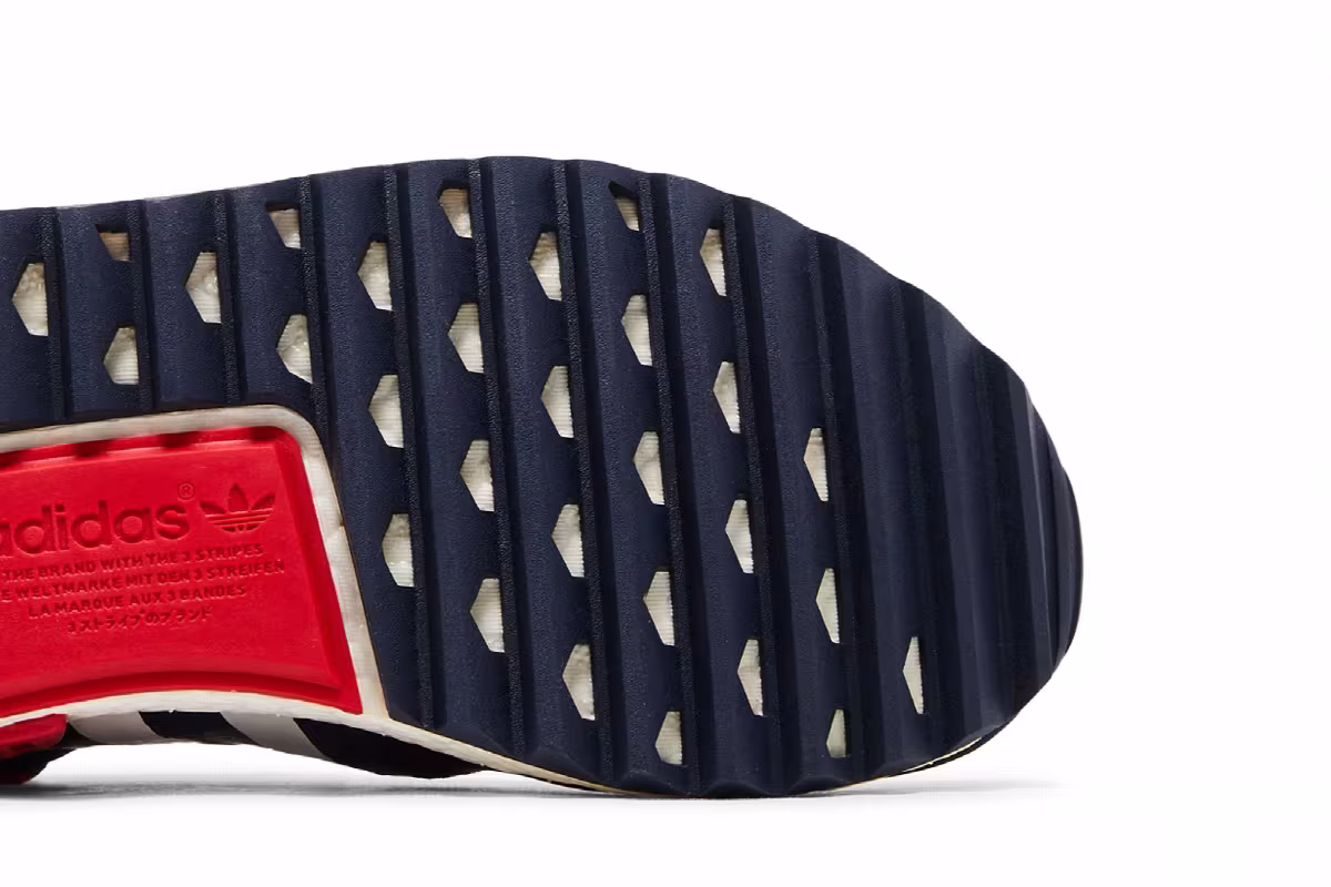 White Mountaineering x adidas NMD Trail Red Navy, view 6