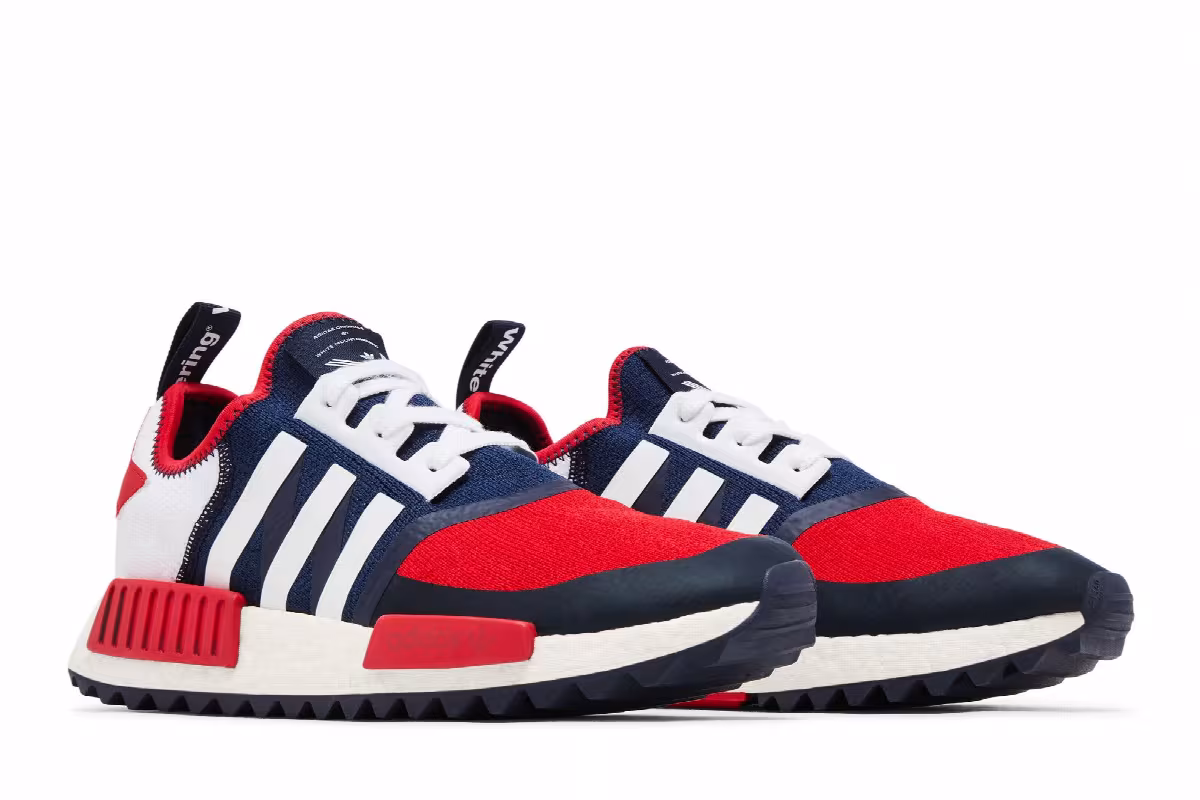 White Mountaineering x adidas NMD Trail Red Navy, view 9