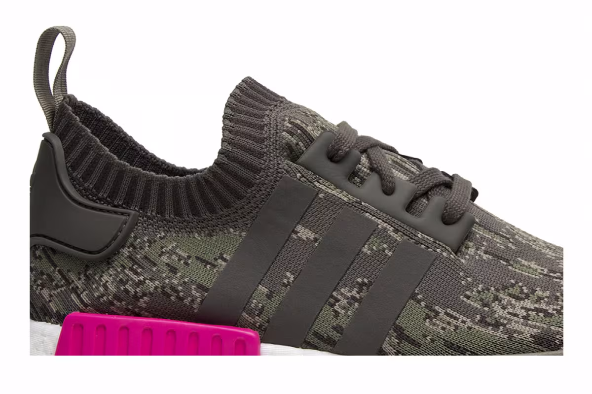 Adidas NMD_R1 Primeknit Utility Grey Camo, view 3