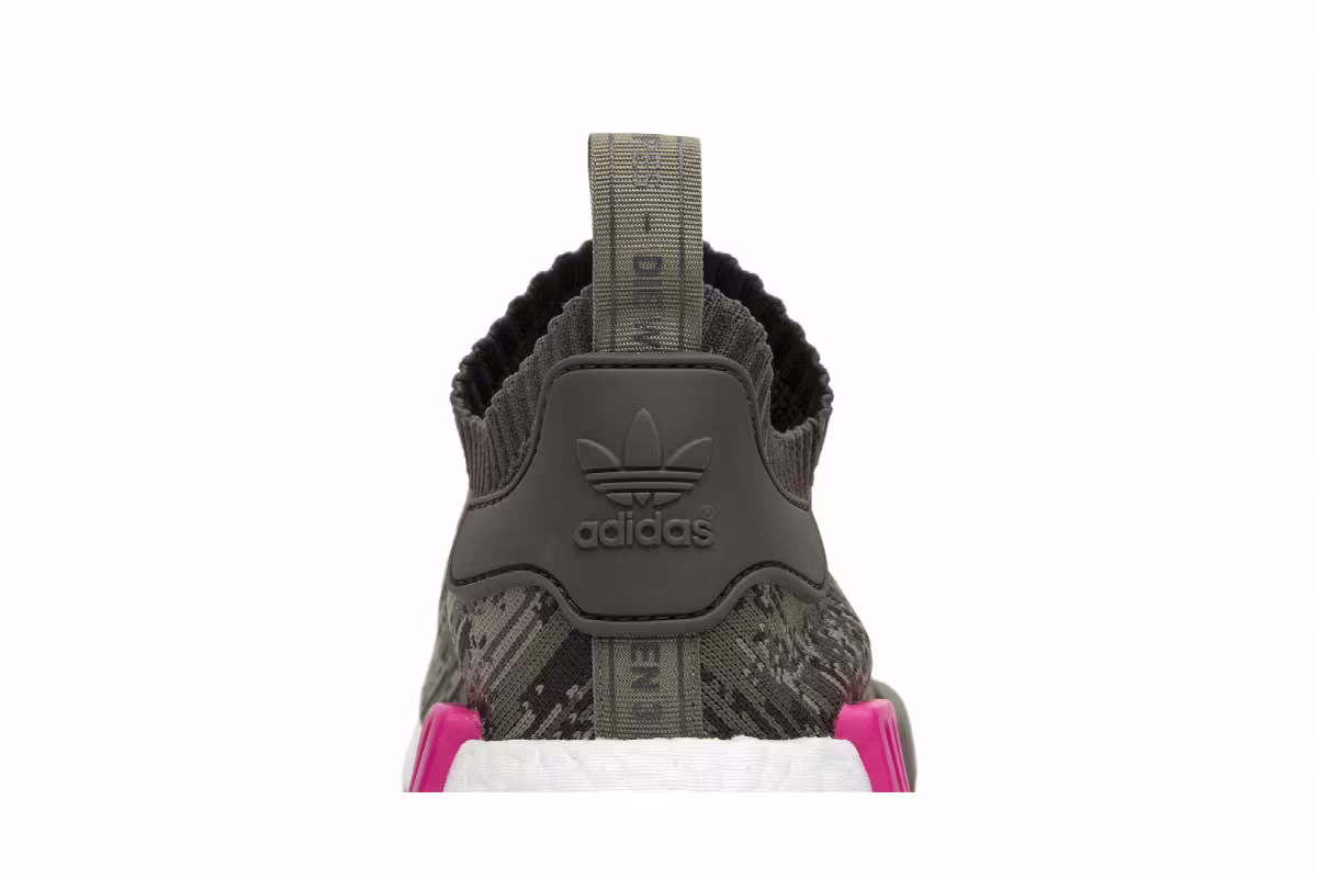 Adidas NMD_R1 Primeknit Utility Grey Camo, view 8