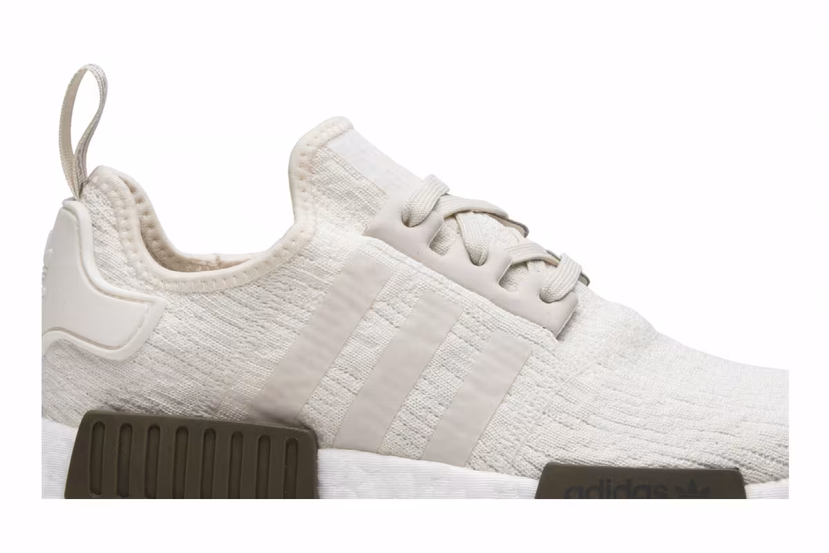Champs Sports x adidas NMD_R1 Chalk and Olive, view 3