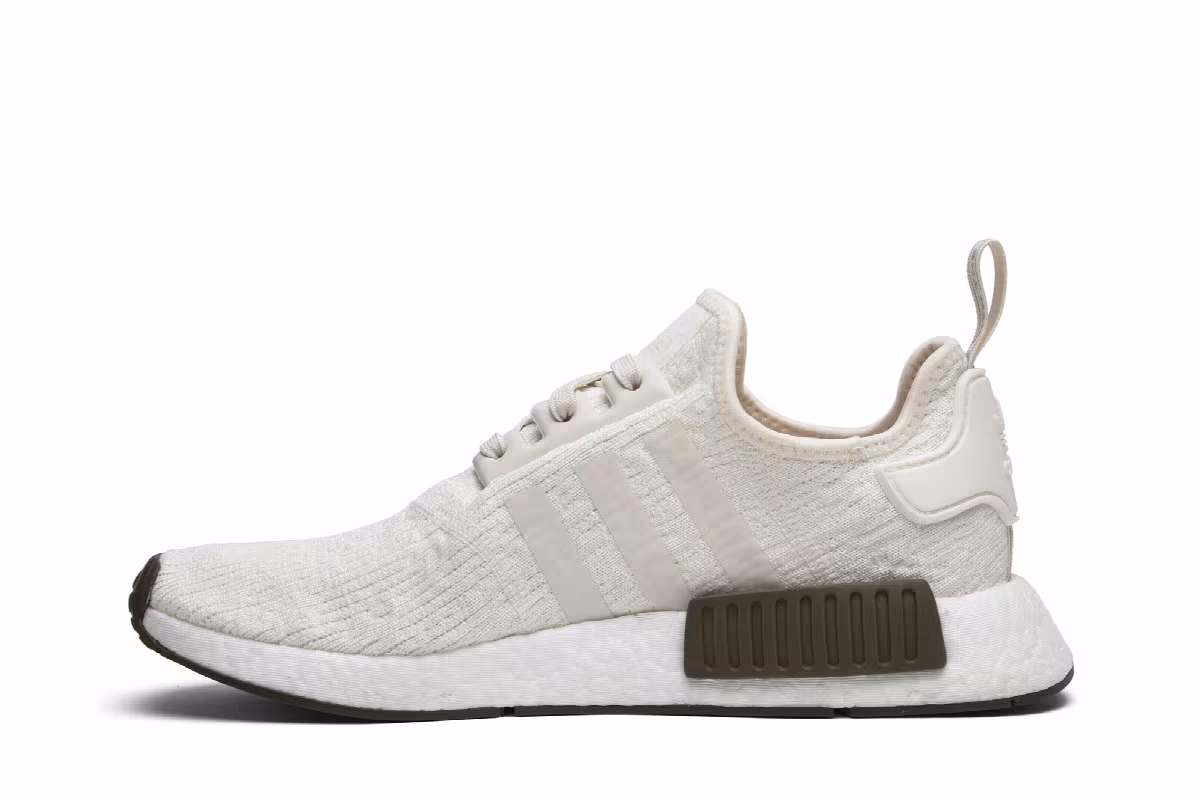 Champs Sports x adidas NMD_R1 Chalk and Olive, view 4
