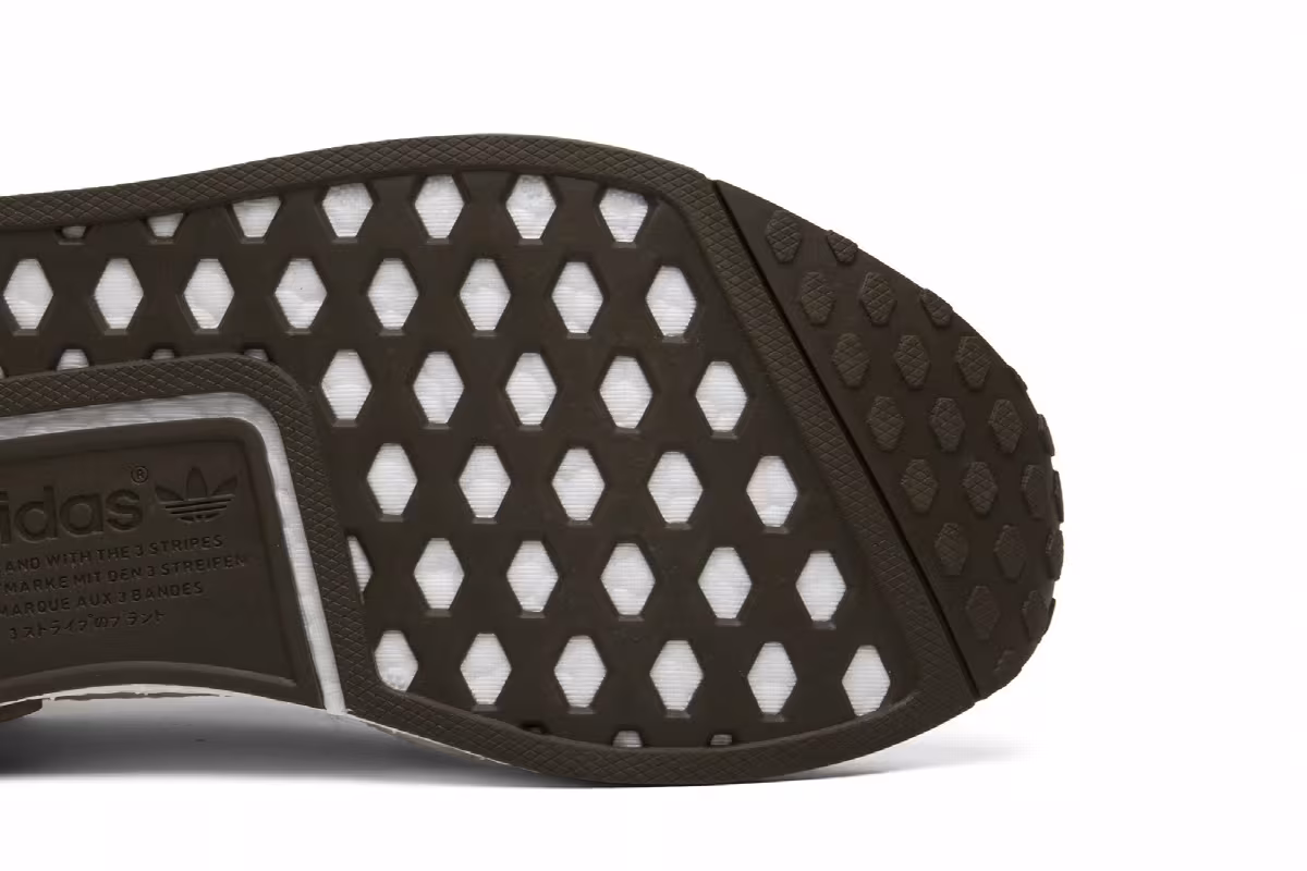 Champs Sports x adidas NMD_R1 Chalk and Olive, view 6