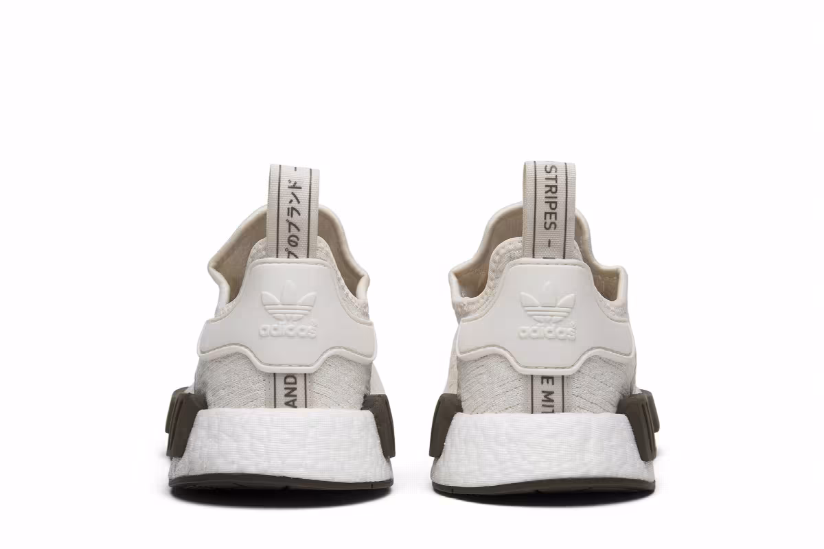 Champs Sports x adidas NMD_R1 Chalk and Olive, view 7
