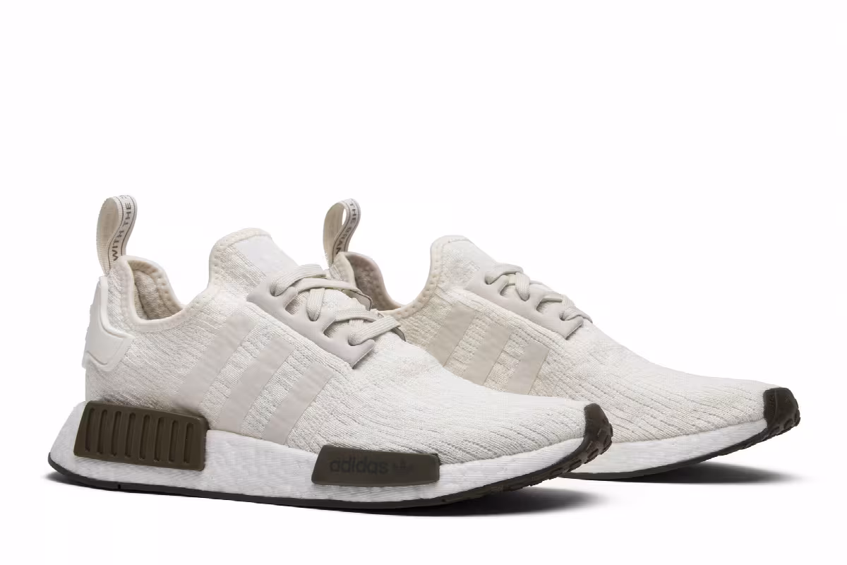 Champs Sports x adidas NMD_R1 Chalk and Olive, view 9