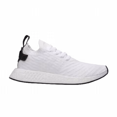 Adidas NMD_R2 Primeknit 'White Black'