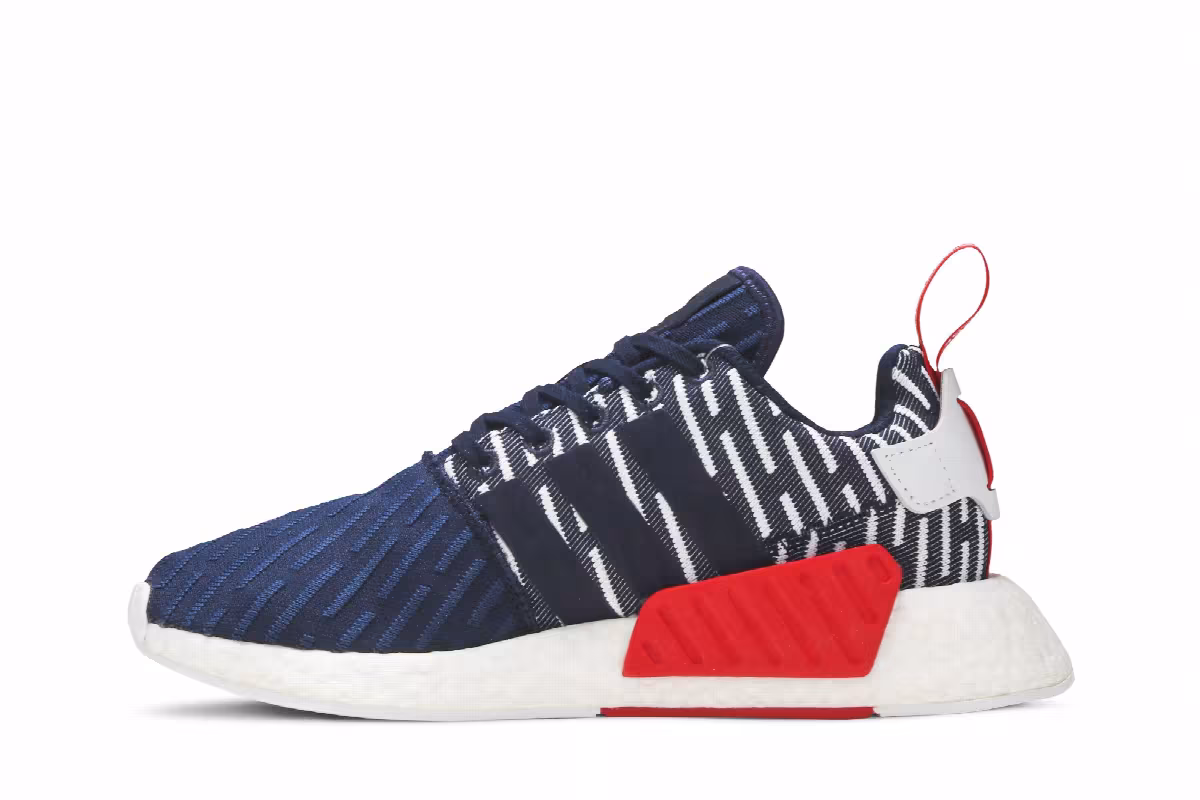Adidas NMD_R2 PK Collegiate Navy, view 4