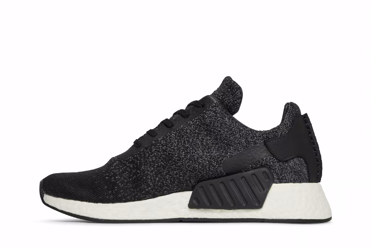 wings+horns x adidas NMD_R2 Primeknit Black, view 4
