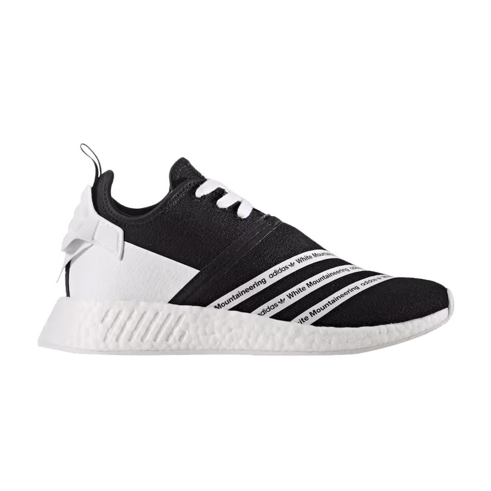 White Mountaineering x adidas NMD_R2 Primeknit Core Black