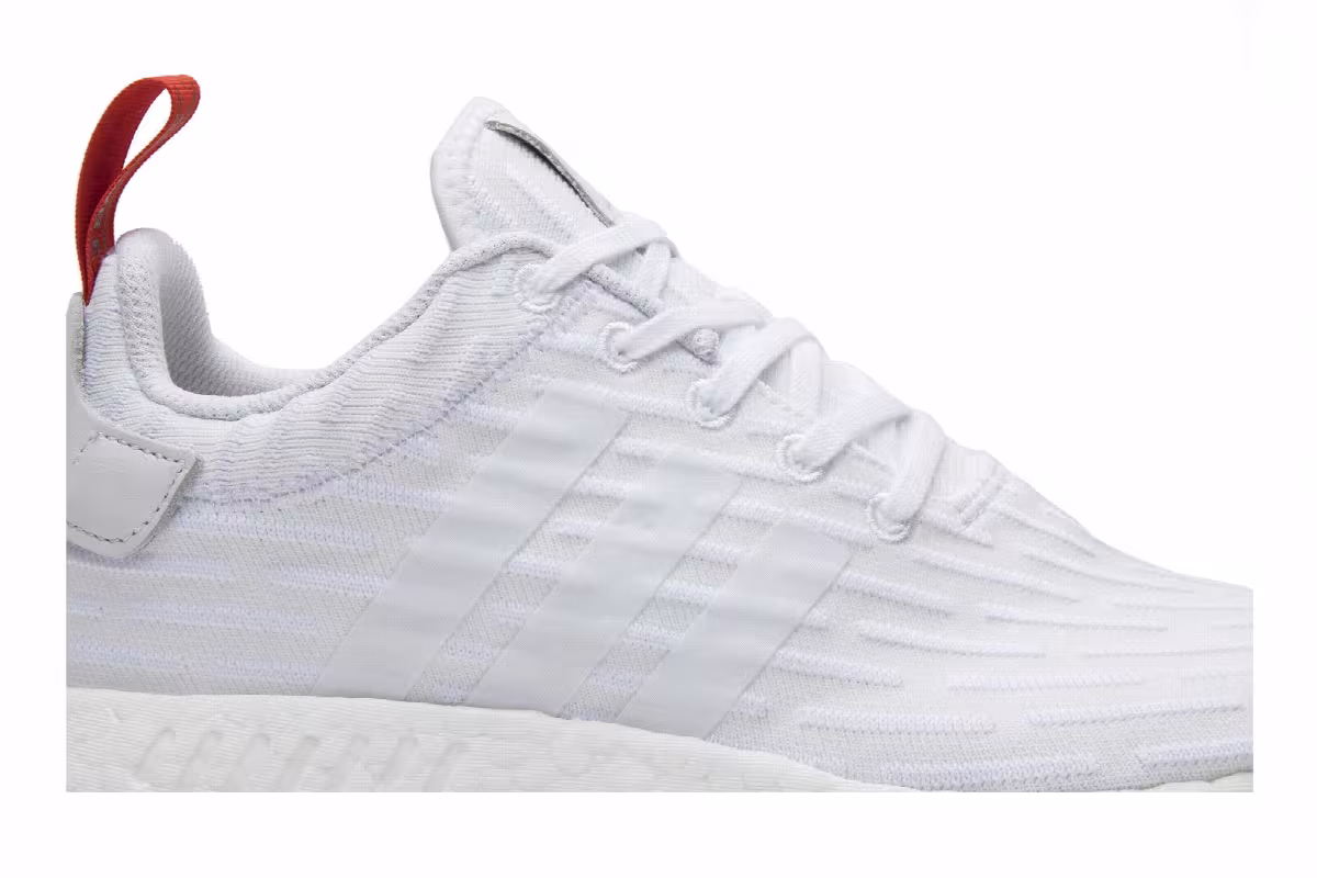 adidas NMD_R2 Primeknit Running White, view 3