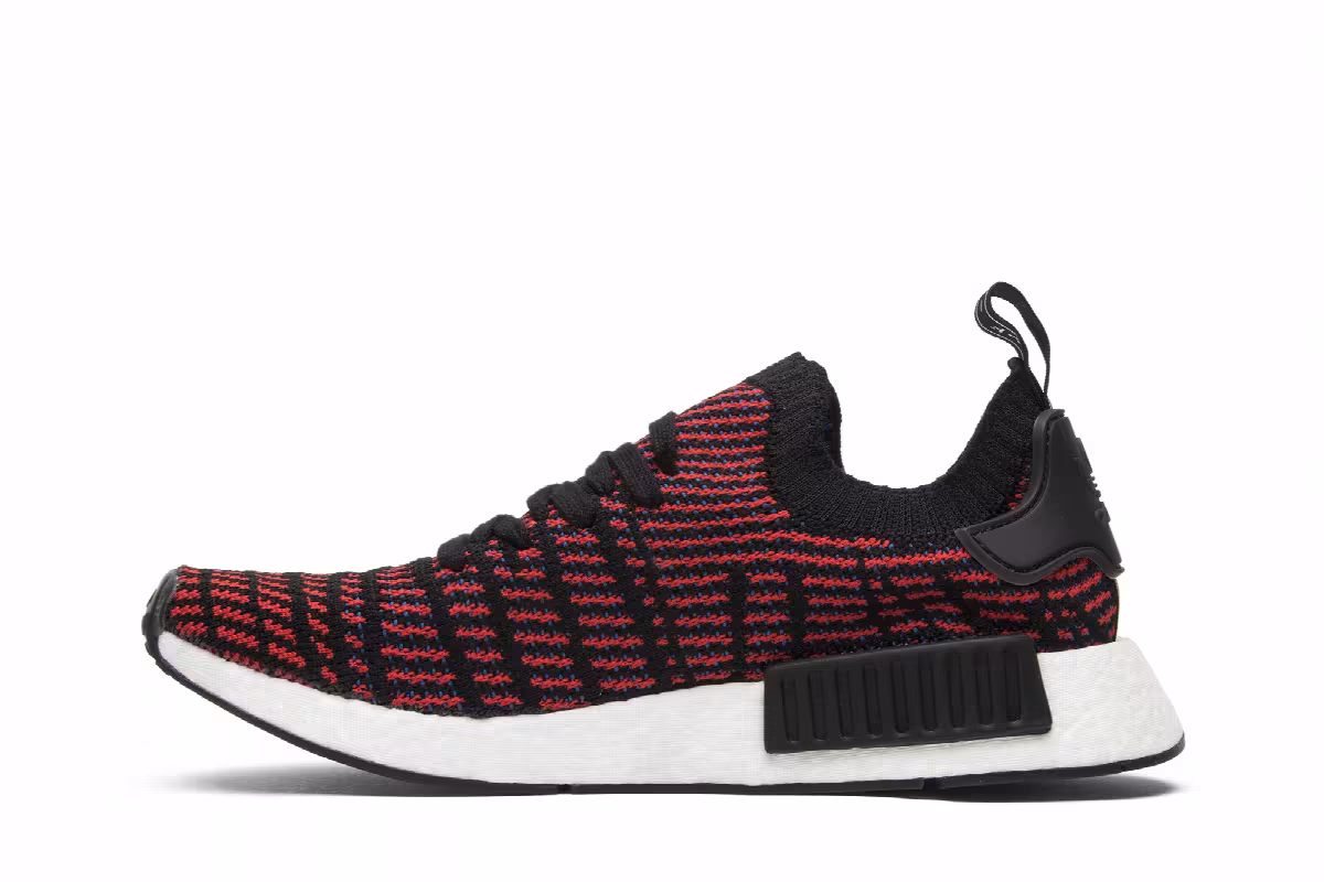 adidas NMD_R1 STLT Primeknit Red Solid, view 4
