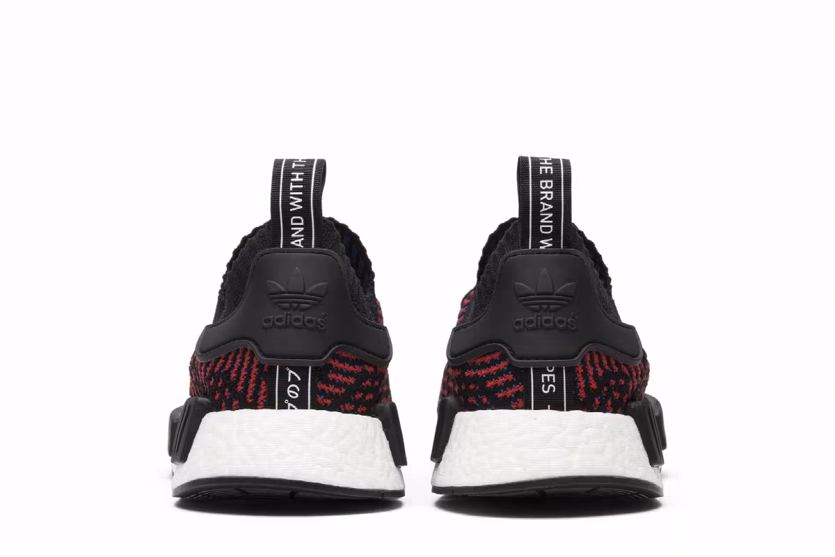 adidas NMD_R1 STLT Primeknit Red Solid, view 7
