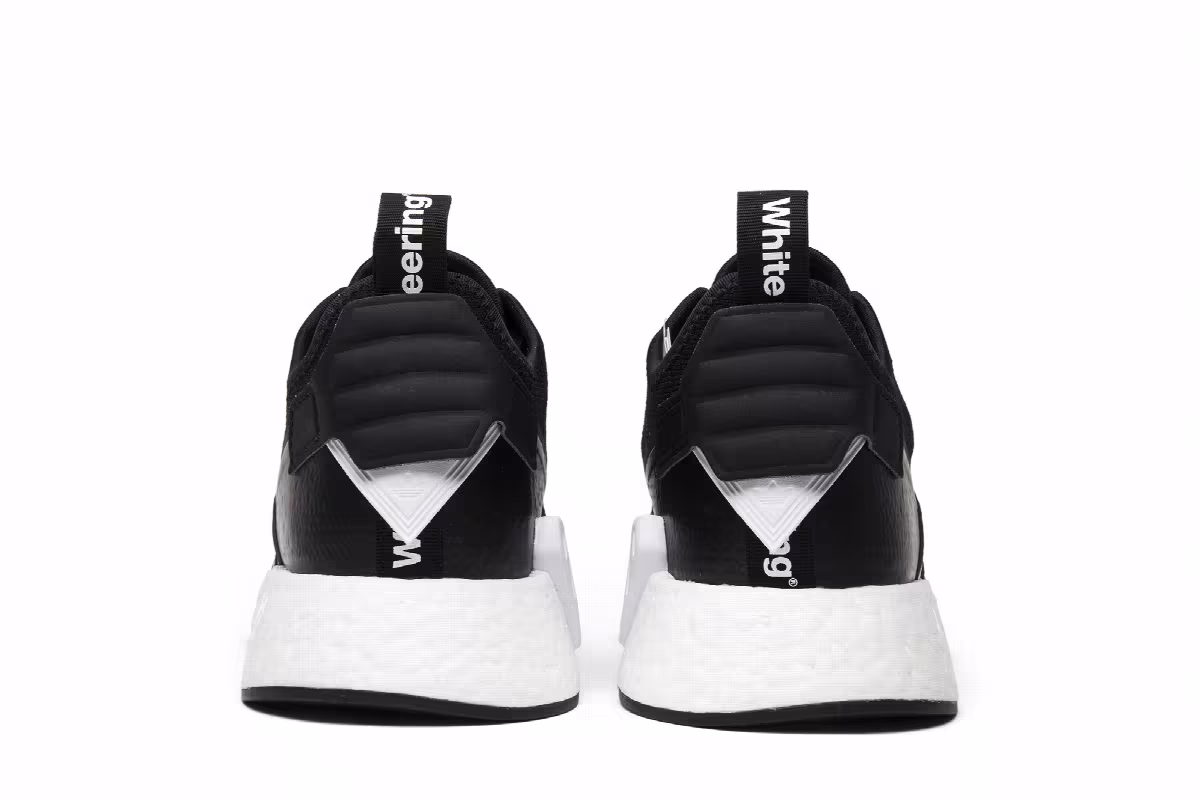 White Mountaineering x adidas NMD_R2 PK Black, view 7