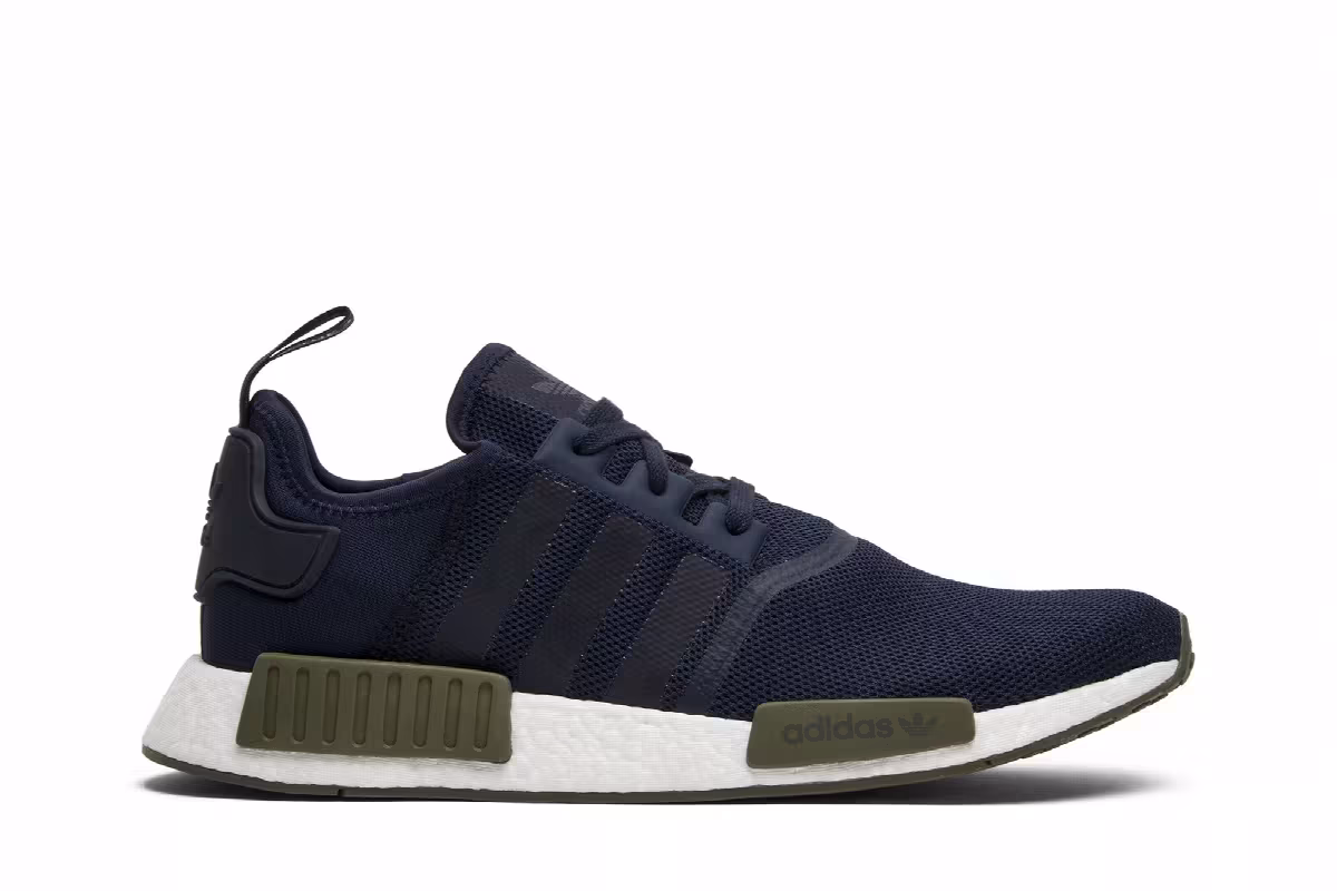 Finish Line x adidas NMD_R1 Collegiate Navy, view 2