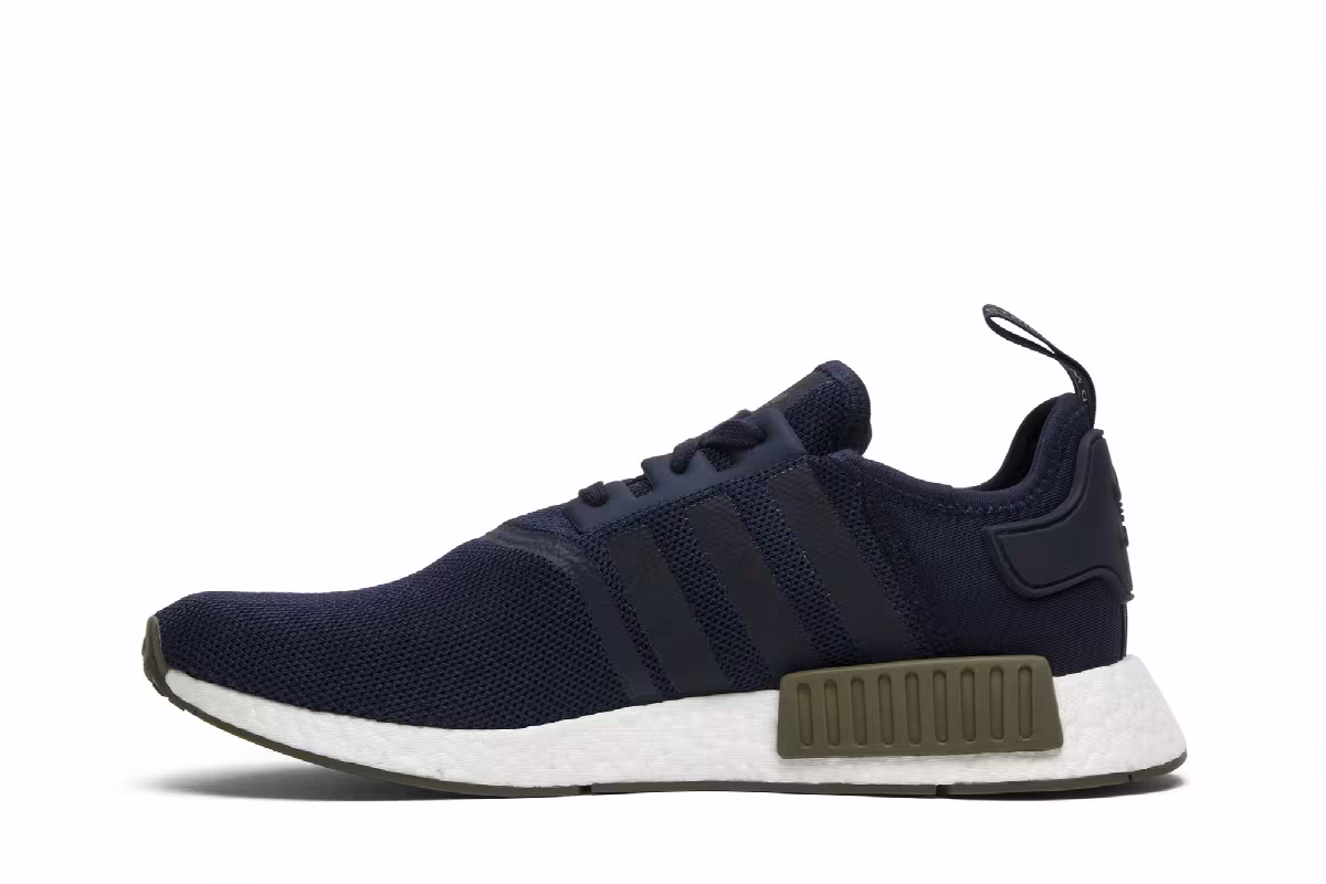 Finish Line x adidas NMD_R1 Collegiate Navy, view 4