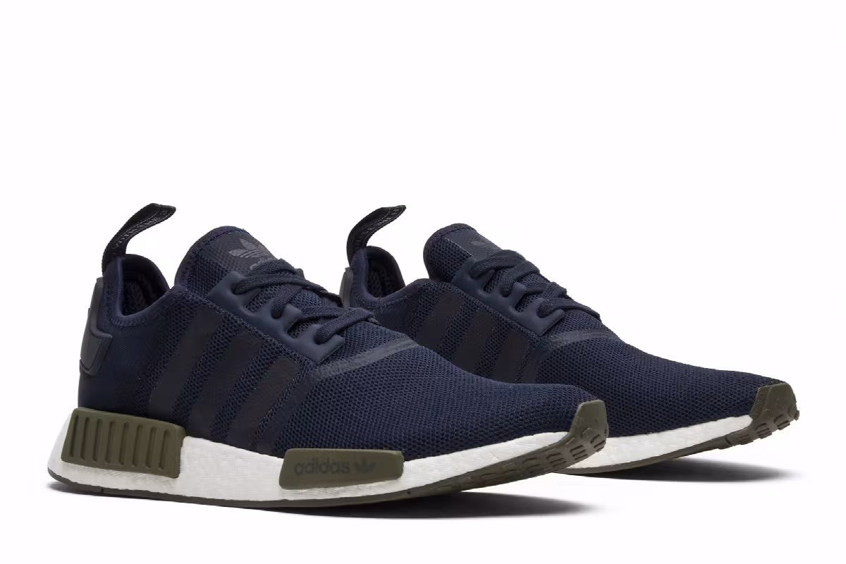 Finish Line x adidas NMD_R1 Collegiate Navy, view 9