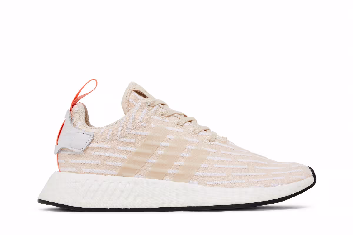 Adidas Women's NMD_R2 Linen White, view 2